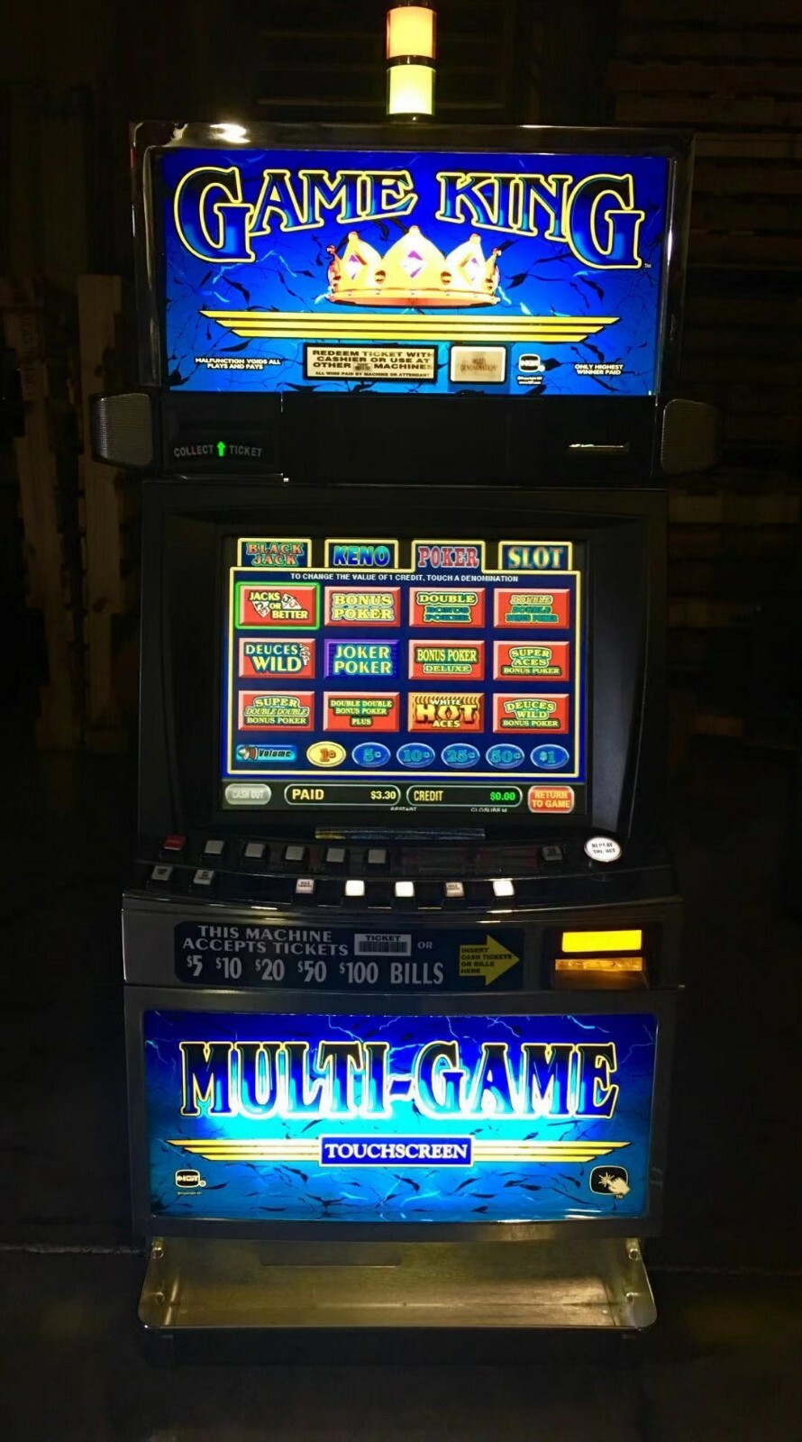 double double bonus poker machine for sale